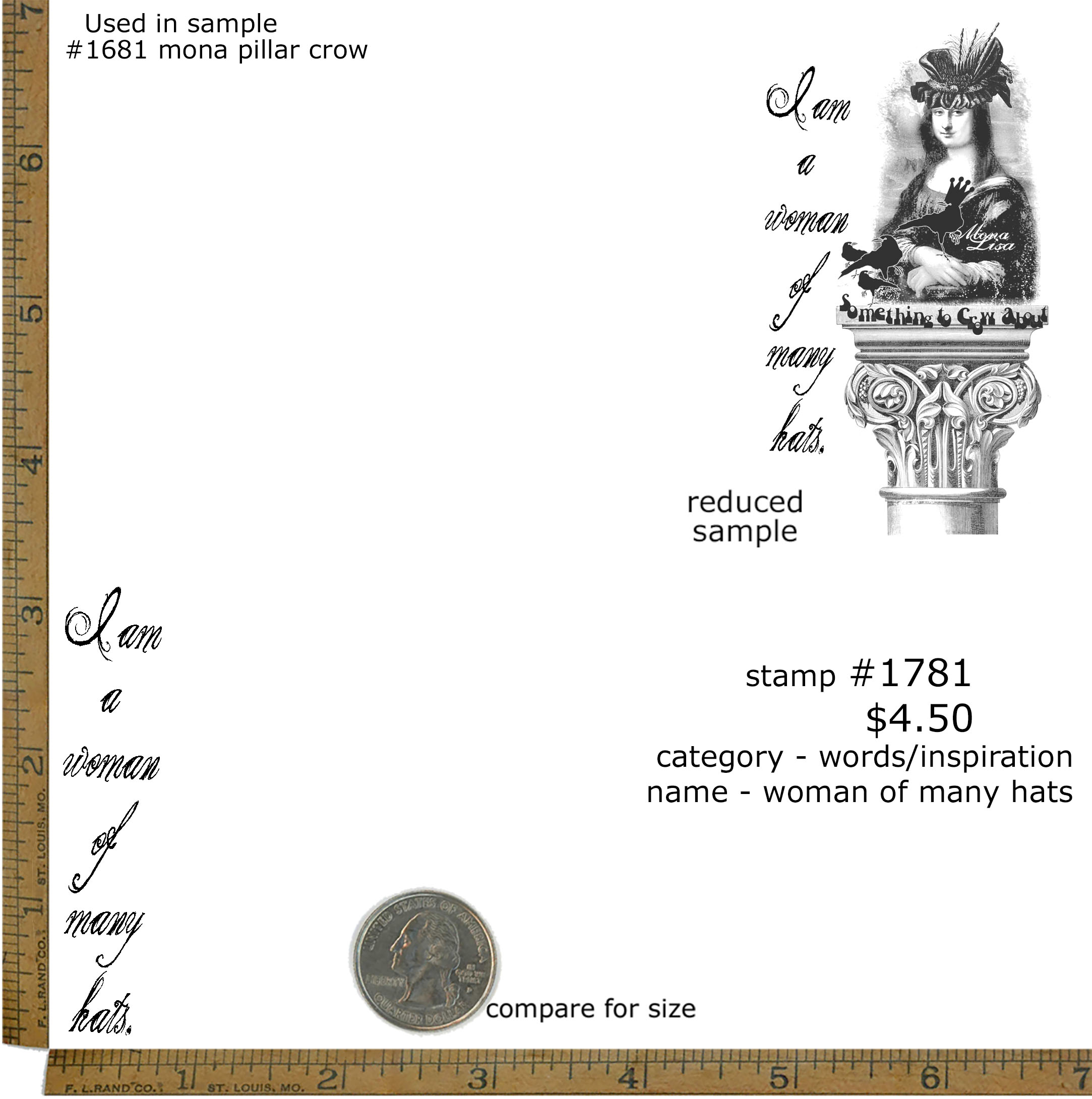 #1781 - Woman of Many Hats - Words/Inspiration